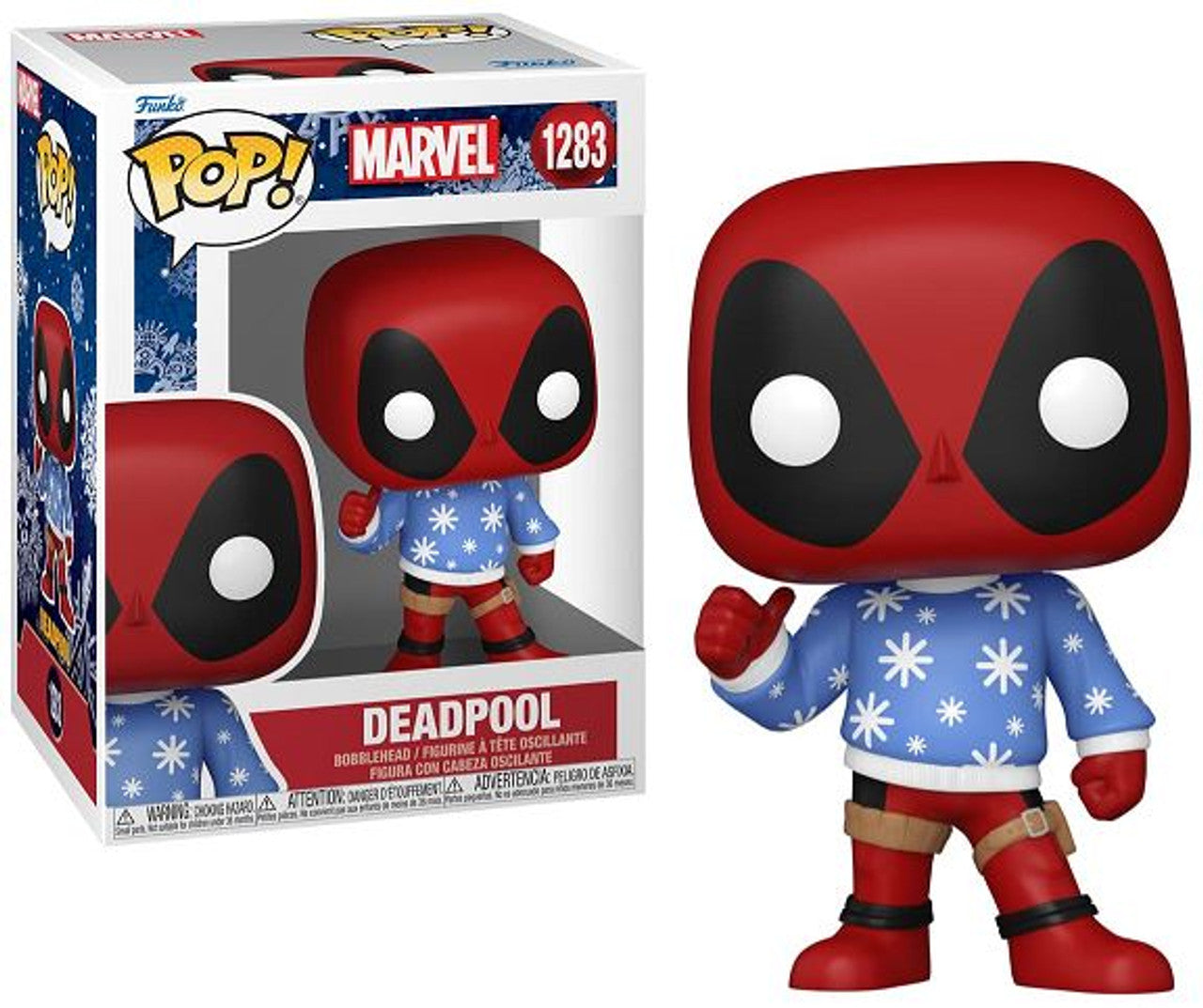 Deadpool Funko Pop! Marvel Holiday Bobblehead