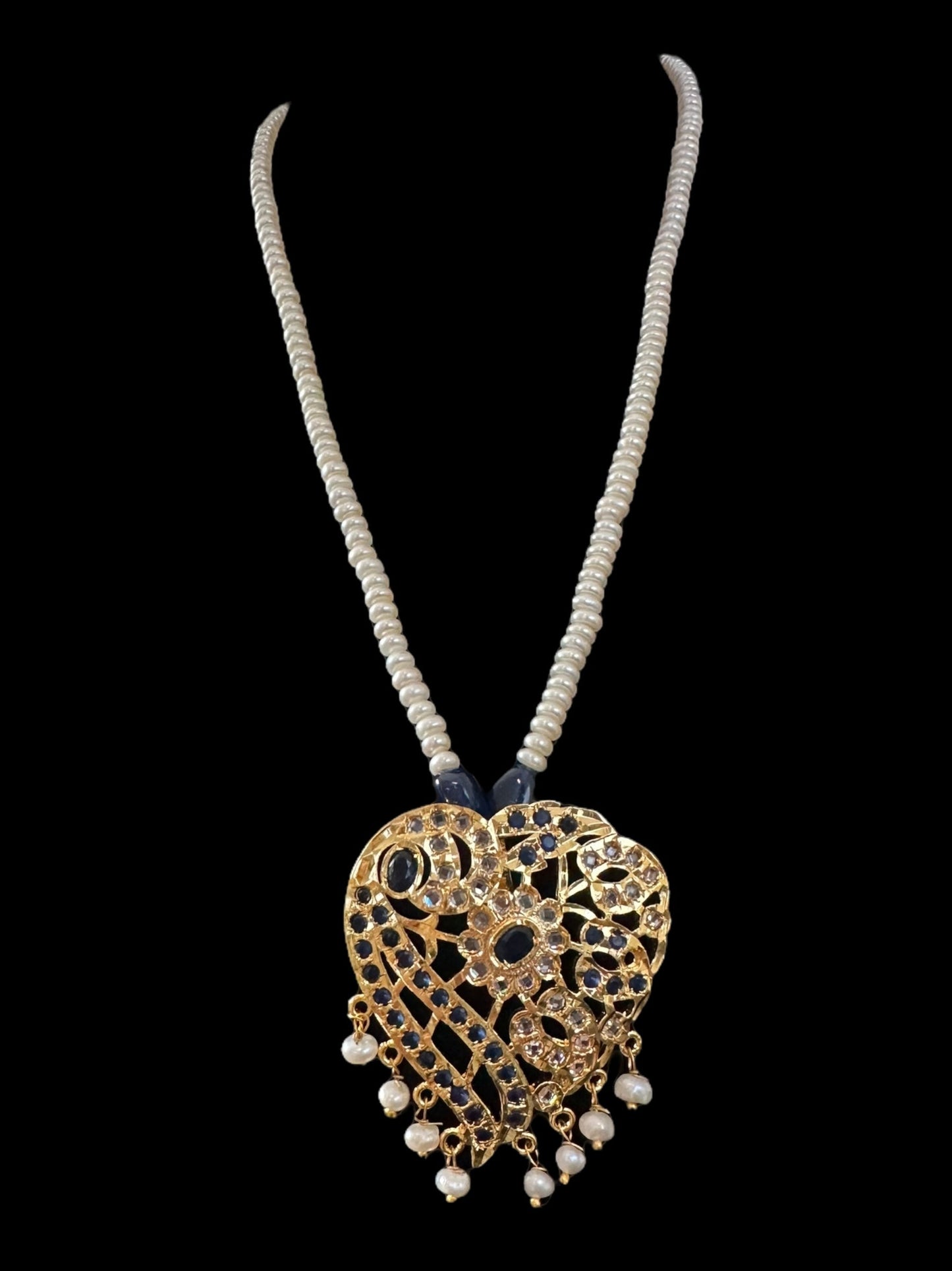 PS556 Akriti long pendant with earrings ( READY TO SHIP )