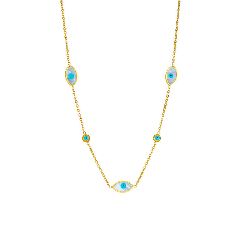 Mika Evil Eye Necklace - Protection & Luck