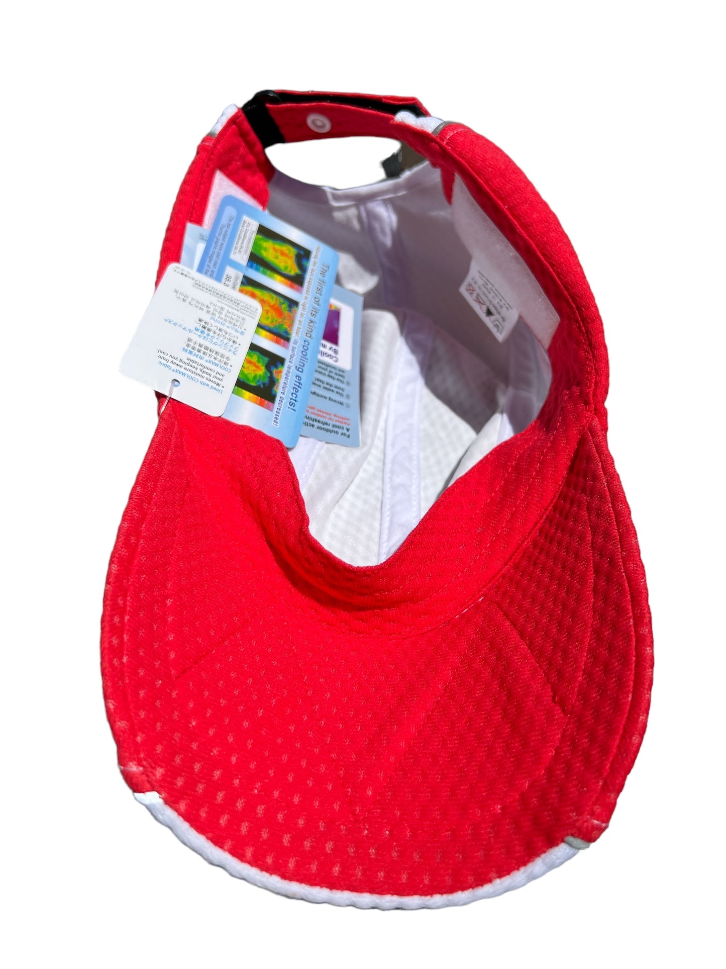 Newave Bikes Coolbit Cool Running Hat (White/Red)