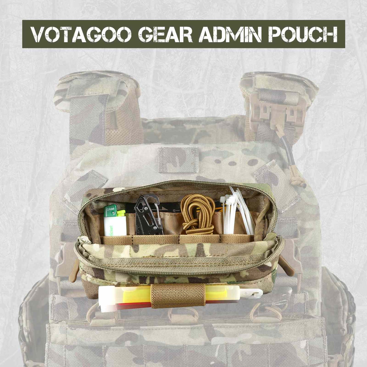 Votagoo Tactical Molle Admin Pouch