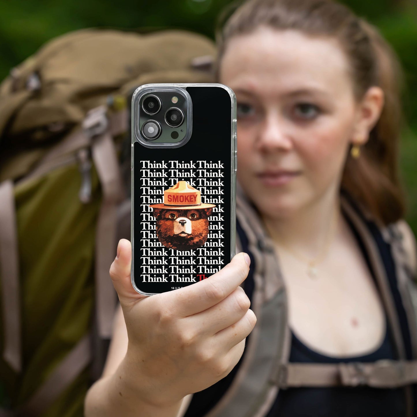 Smokey Bear Classic HD Apple iPhone 12 Series Mag-Safe Phone Case