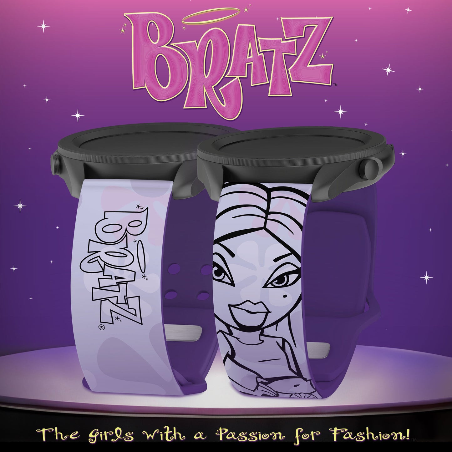 Bratz® Passion For Fashion HD Watchband for Samsung, Garmin, Fossil, and More