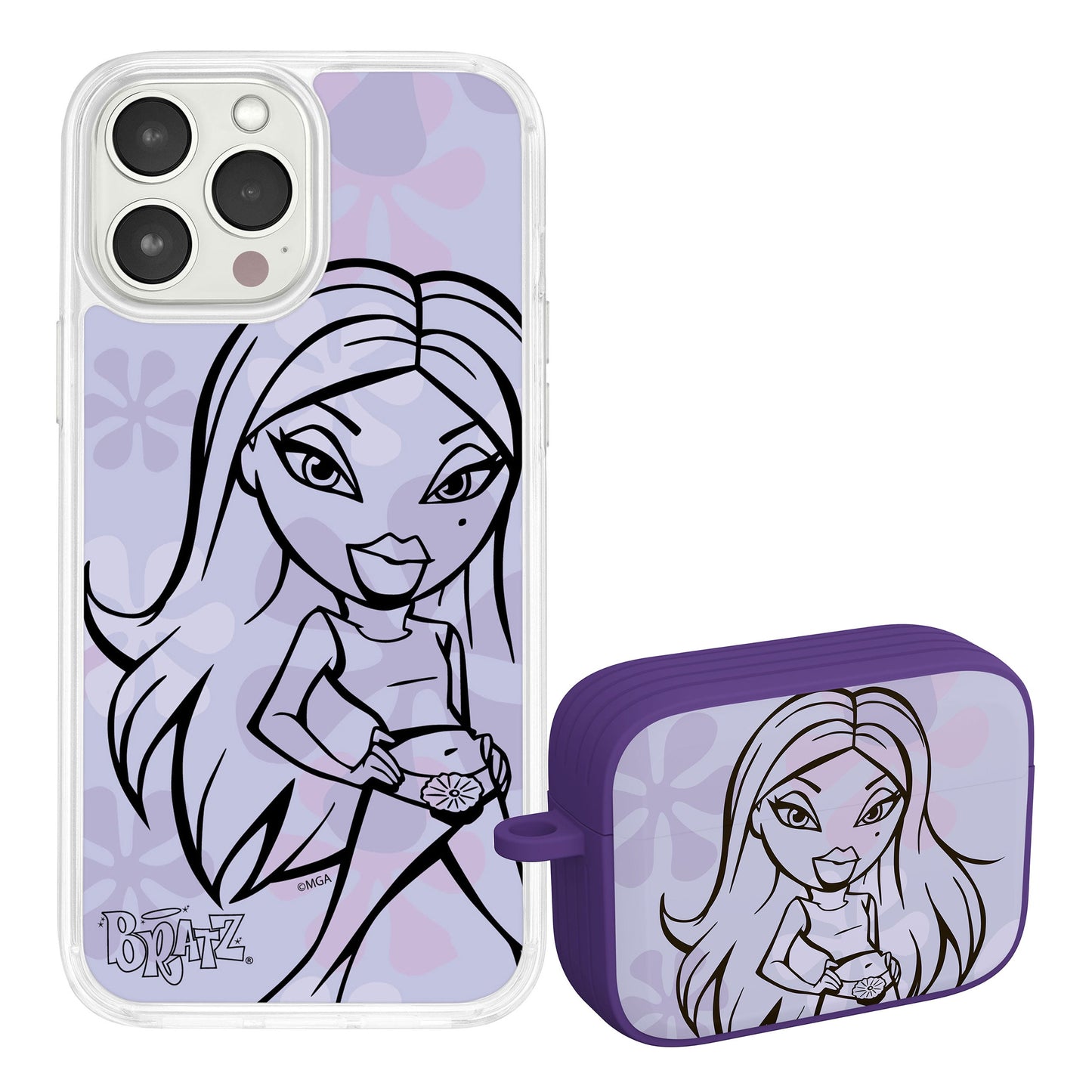 Bratz® Passion For Fashion HD Apple iPhone 12 Mag-Safe Phone Case and AirPods Pro Combo Package