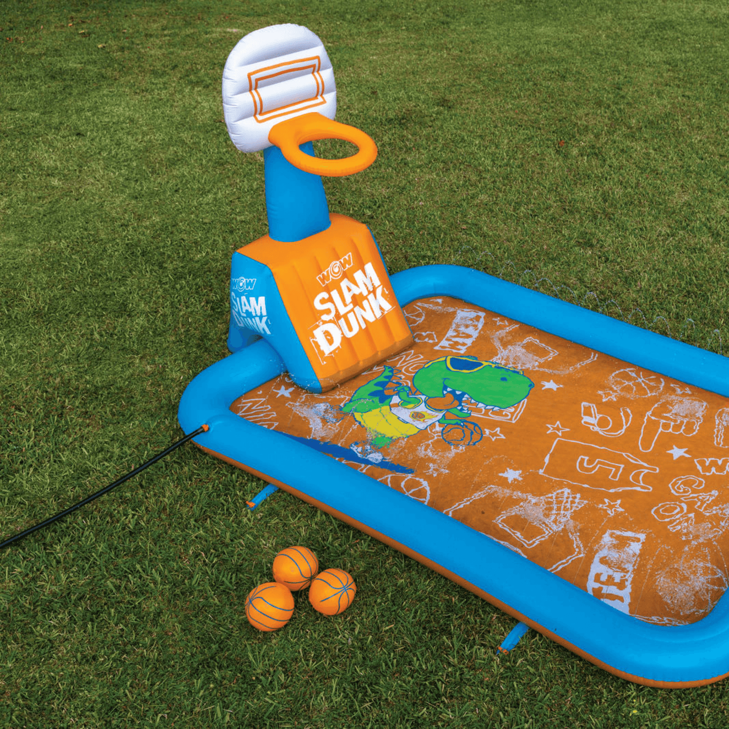 WOW Sports Slam Dunk Hoop and Basketballs