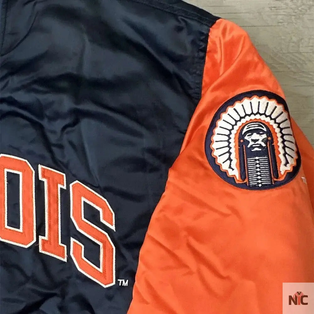 90’s Illinois Fighting Illini Jacket