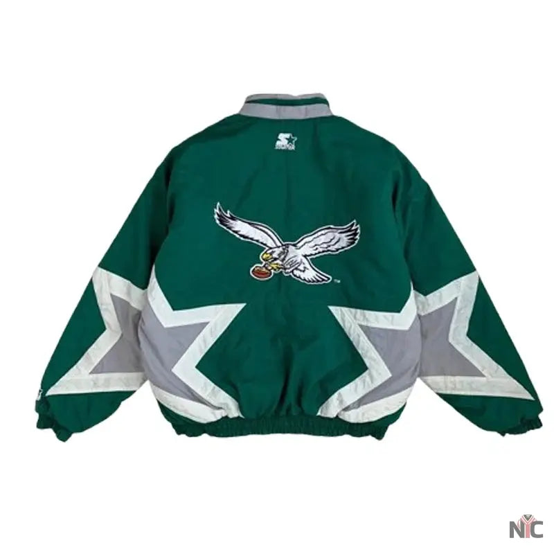 90’s Philadelphia Eagles Starter “Star” Puffer Jacket