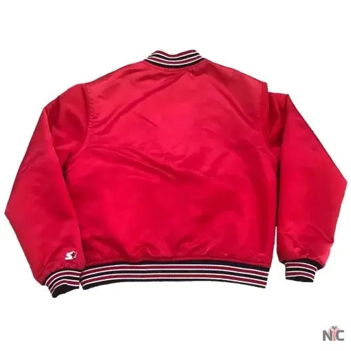 90’s St Louis Cardinals Red Satin Jacket