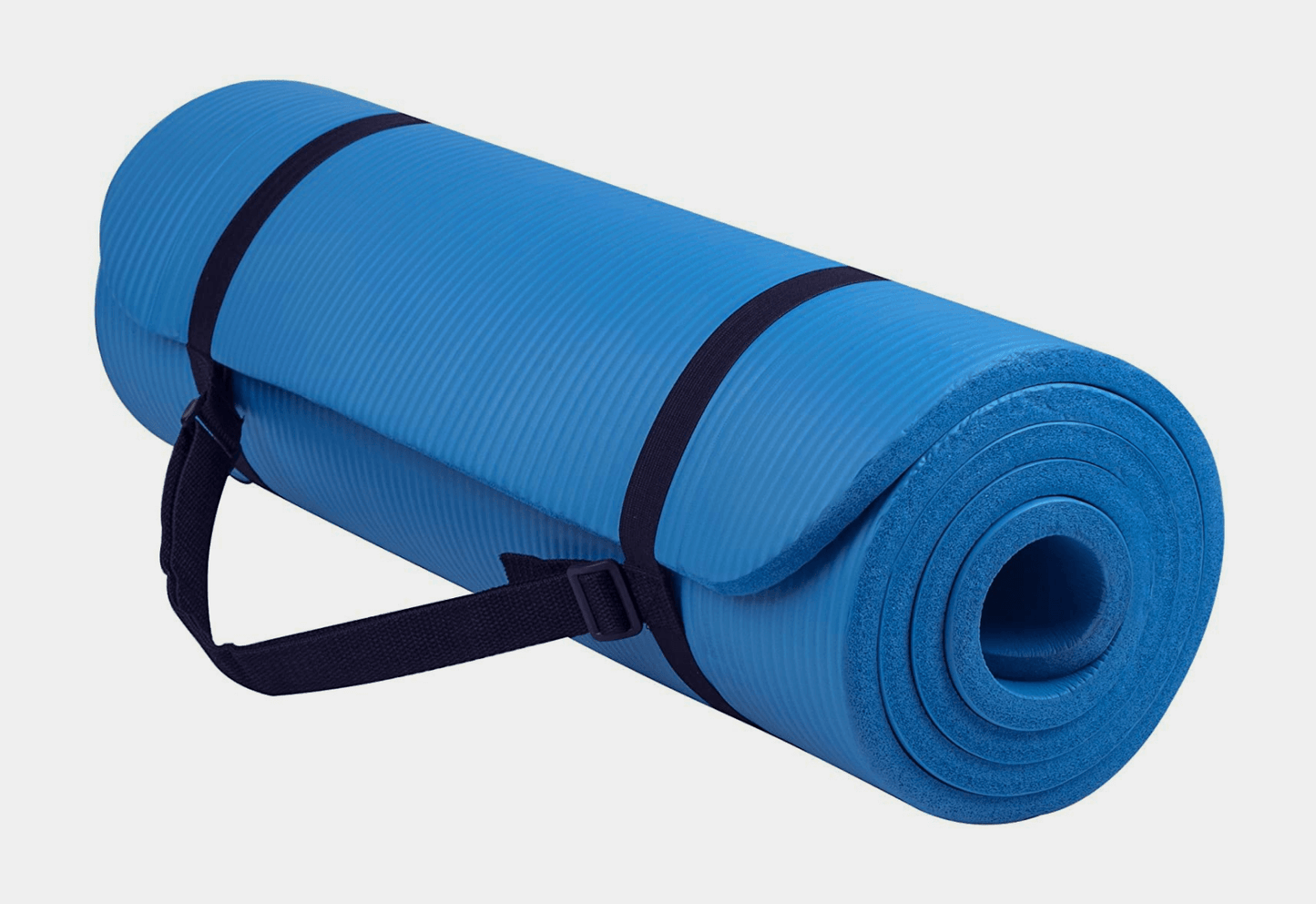 JupiterGear Thick Yoga and Pilates Exercise Mat with Carrying Strap