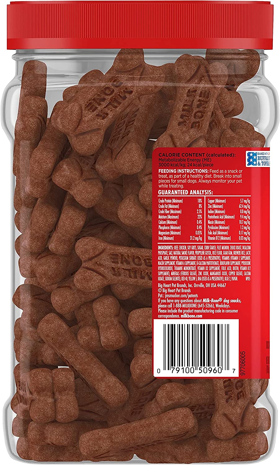 Milk-Bone Soft & Chewy Dog Treats, Beef & Filet Mignon Recipe, 25 Ounces