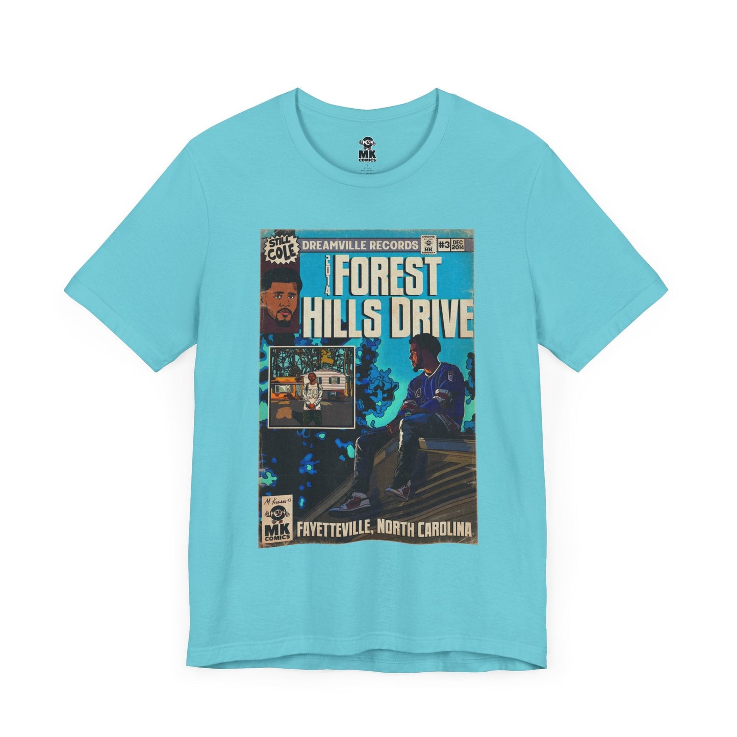 2014 Forest Hills Drive - Comic Book Art - Unisex Jersey Short Sleeve Tee