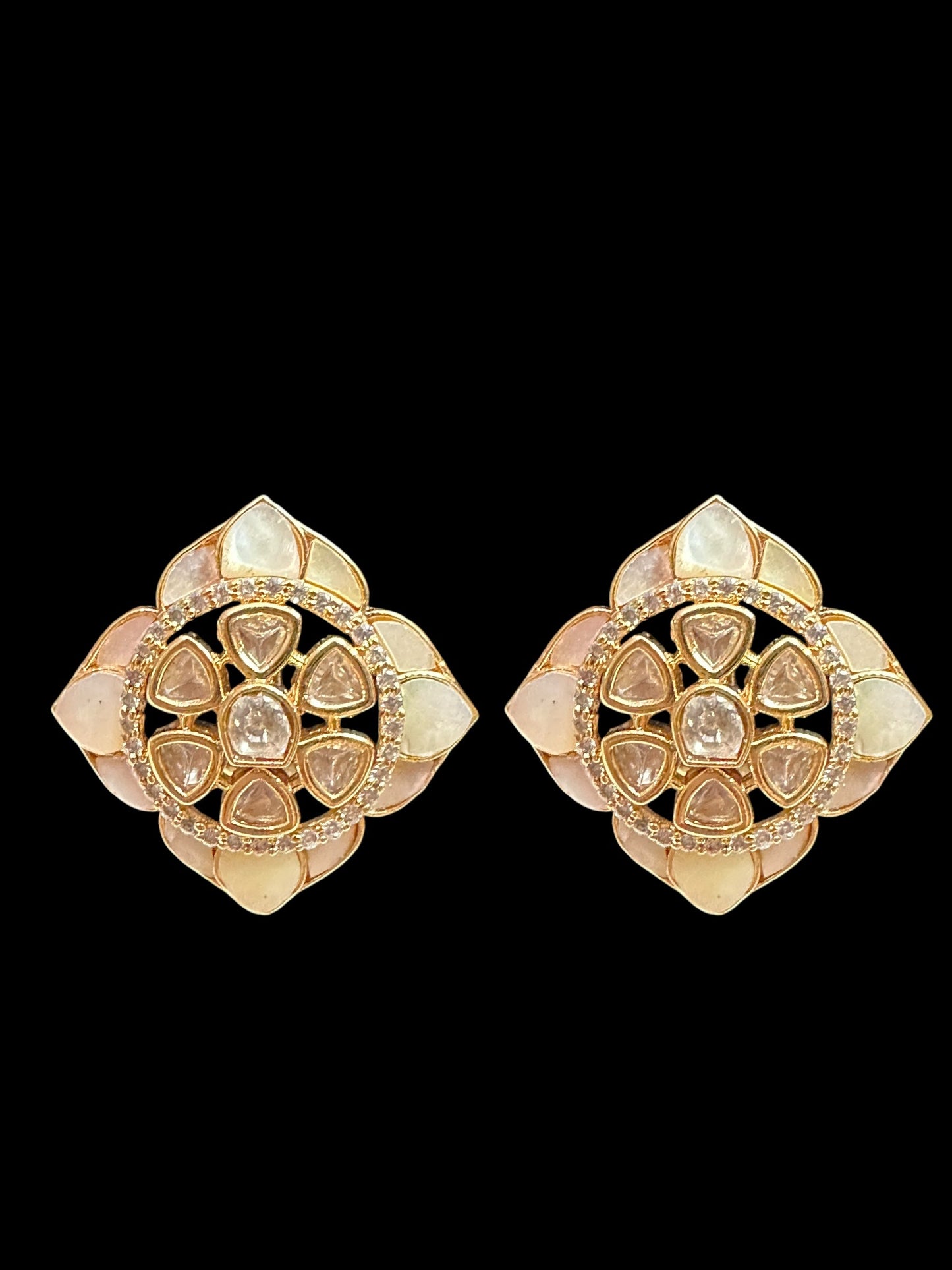 ET550 high quality polki tops - MOTHER OF PEARL ( READY TO SHIP)