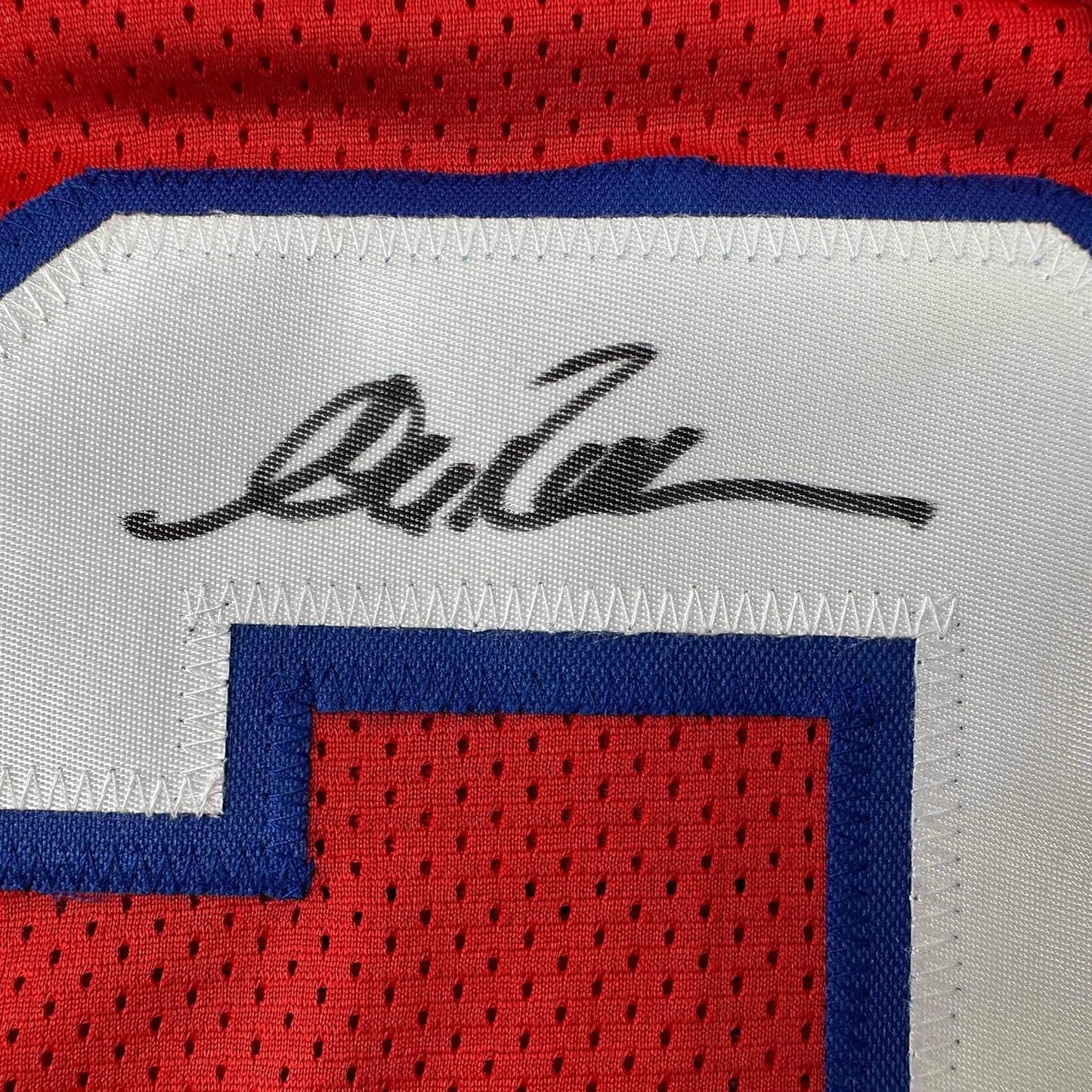Framed Autographed/Signed Andre Reed 35x39 Buffalo Red Football Jersey PSA/DNA COA