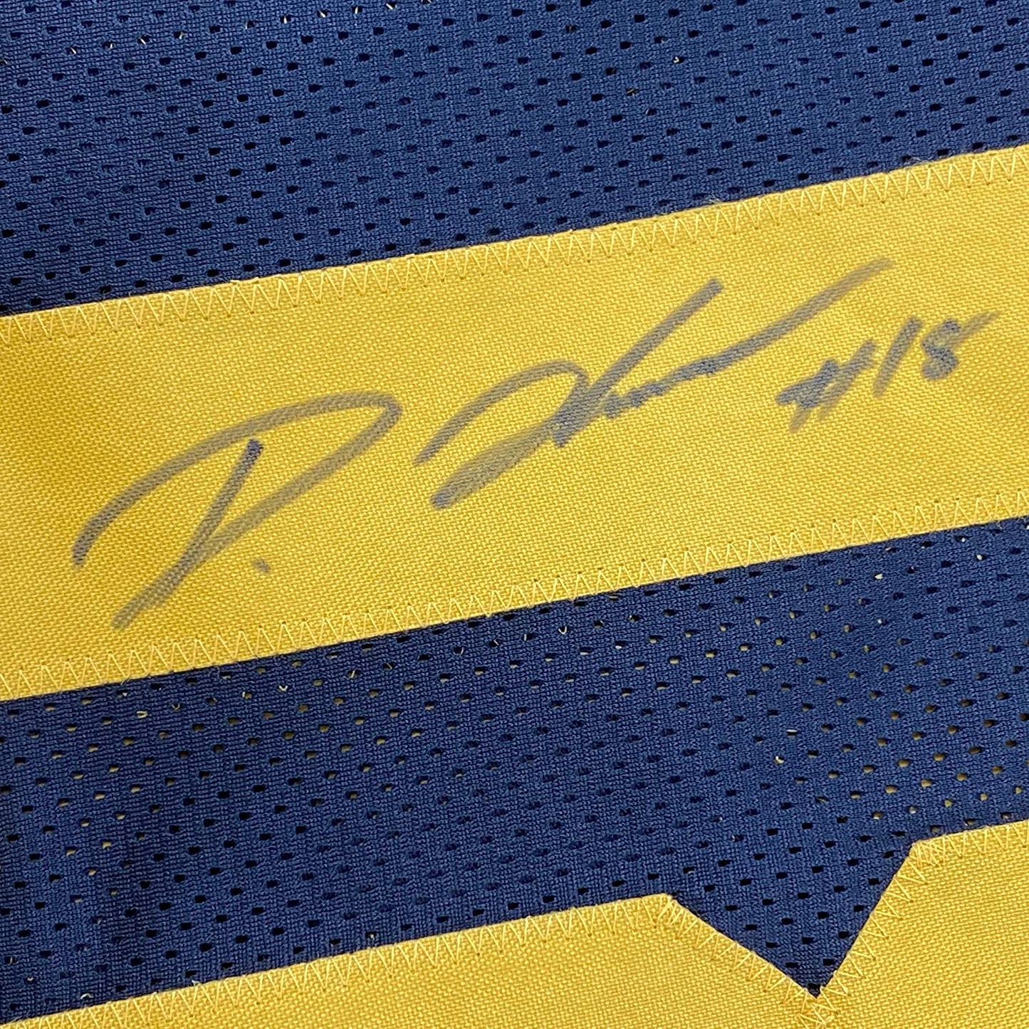 Framed Autographed/Signed Diontae Johnson 35x39 Pittsburgh Color Rush Football Jersey Beckett BAS COA