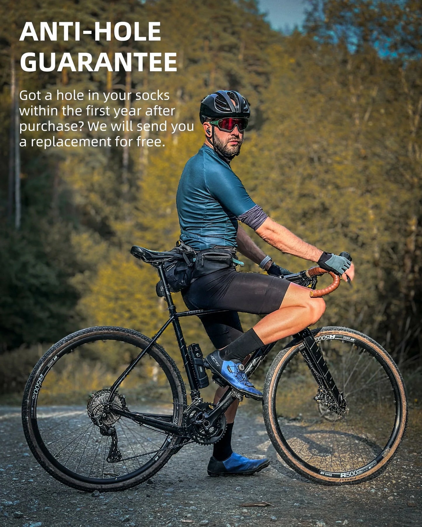 ROCKBROS Road to Sky Cycling Wicking Bike Socks for Men Women