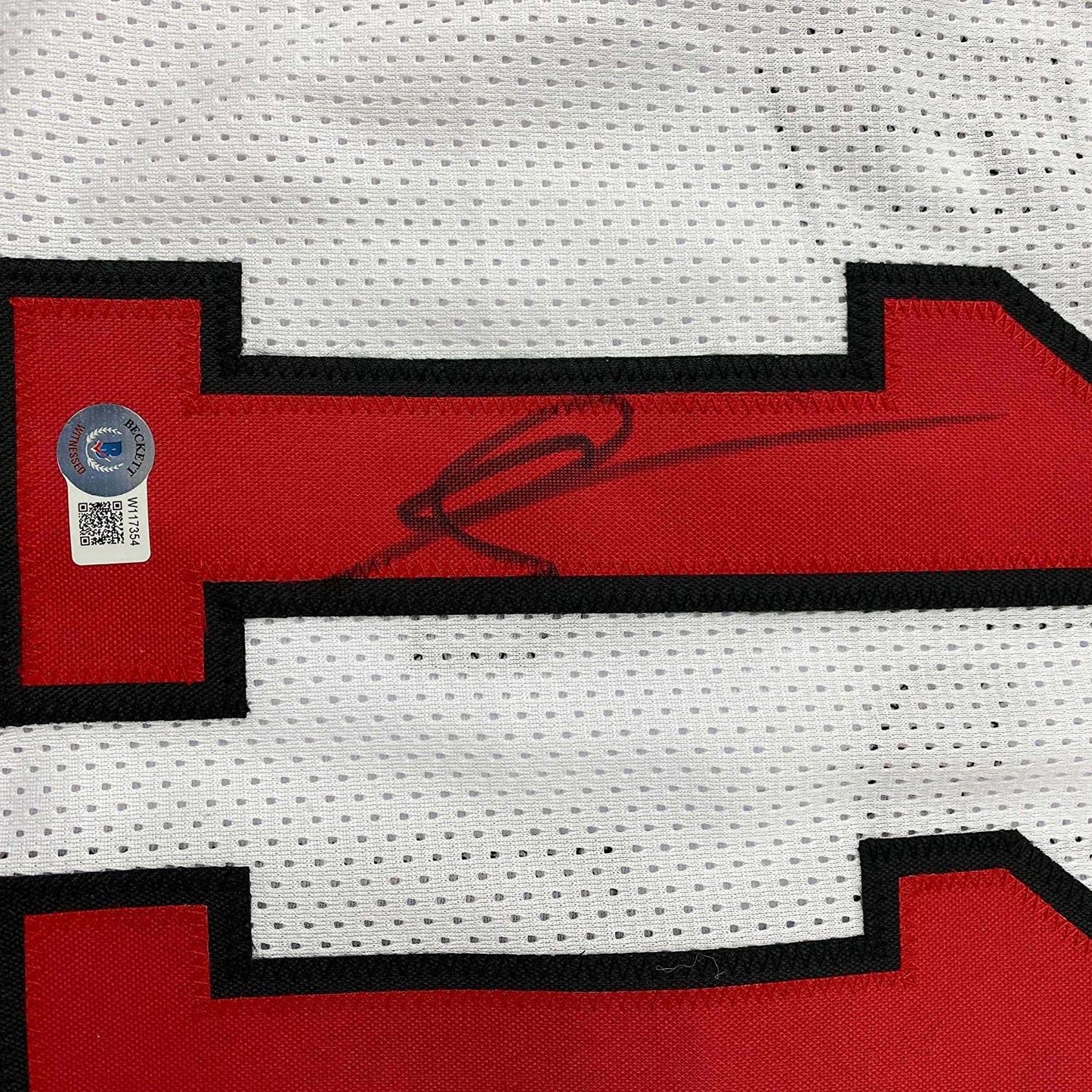 Framed Autographed/Signed DeMar DeRozan 35x39 Chicago White Basketball Jersey Beckett BAS COA