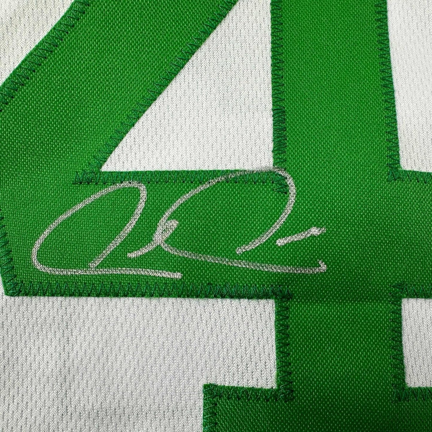 Framed Autographed/Signed Paul Pierce 35x39 Boston White Basketball Jersey Beckett BAS COA