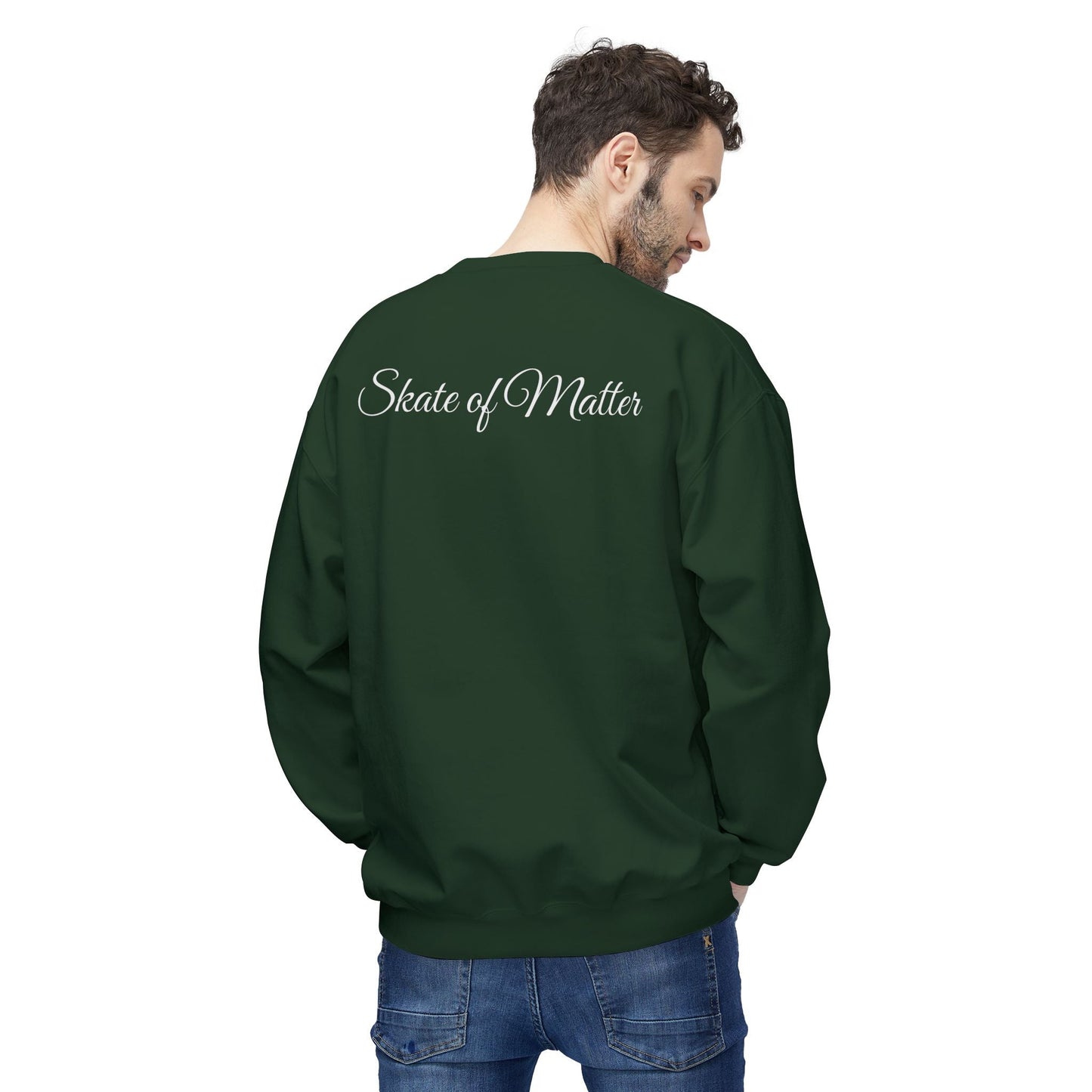 Skate Addict Unisex Fleece Crewneck Sweatshirt