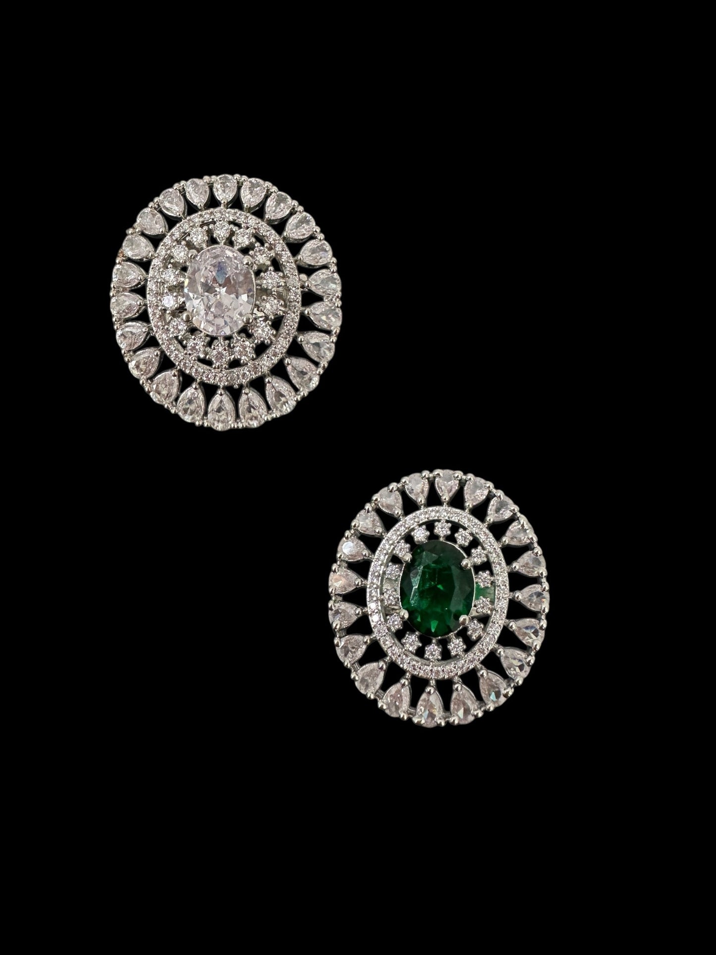 DJR141 Cz silver plated ring ( READY TO SHIP)