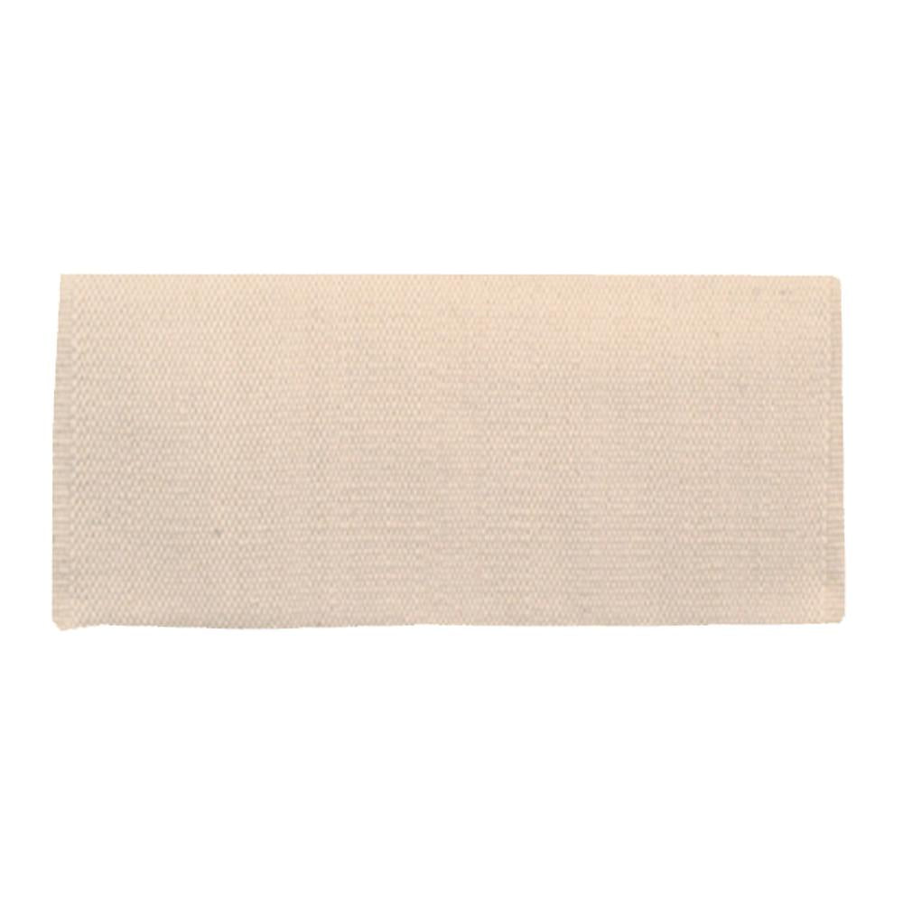 1314-19 San Juan Solid Cream 36x34 New Zealand Wool Saddle Blanket CREAM