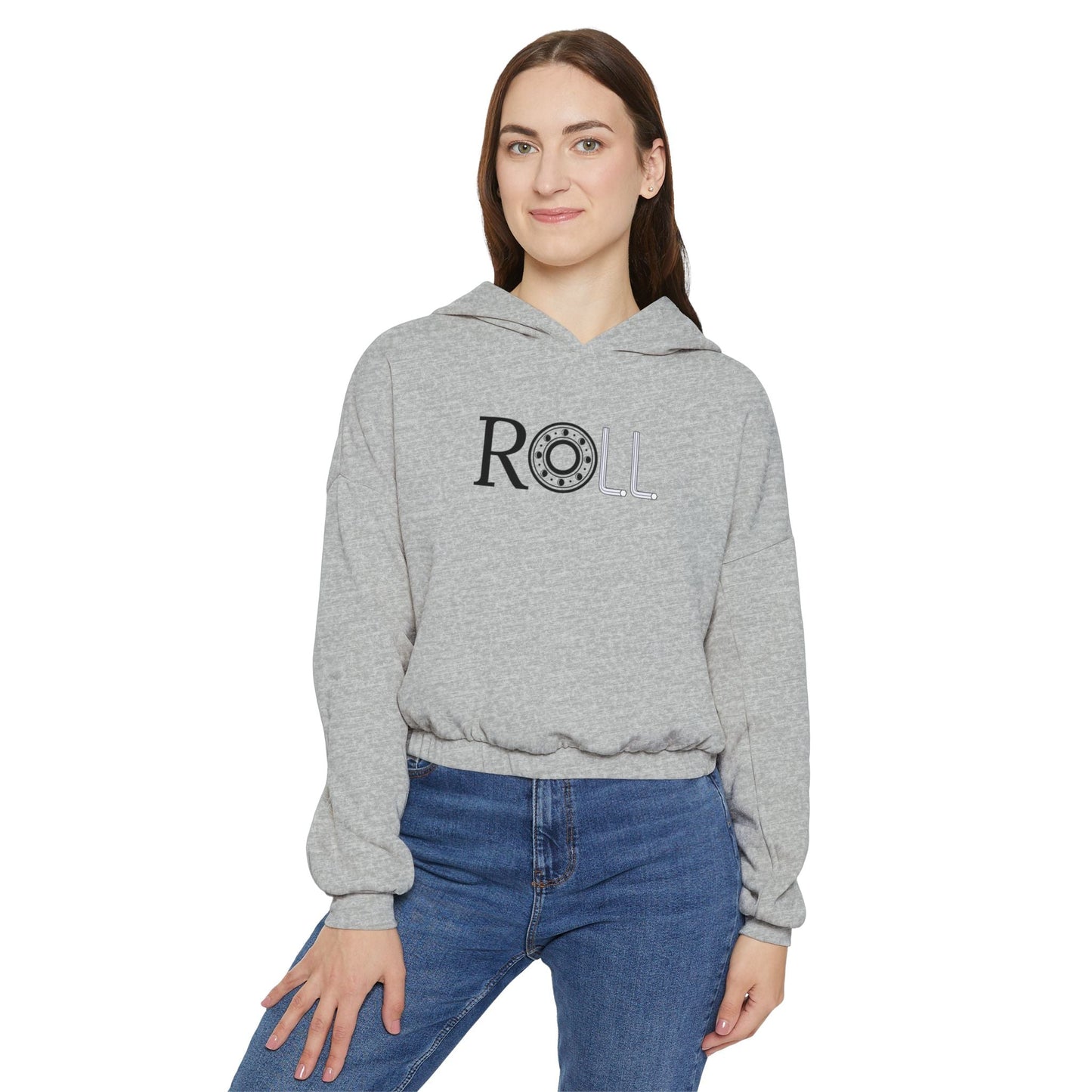 Women’s Cropped ROLL Hoodie