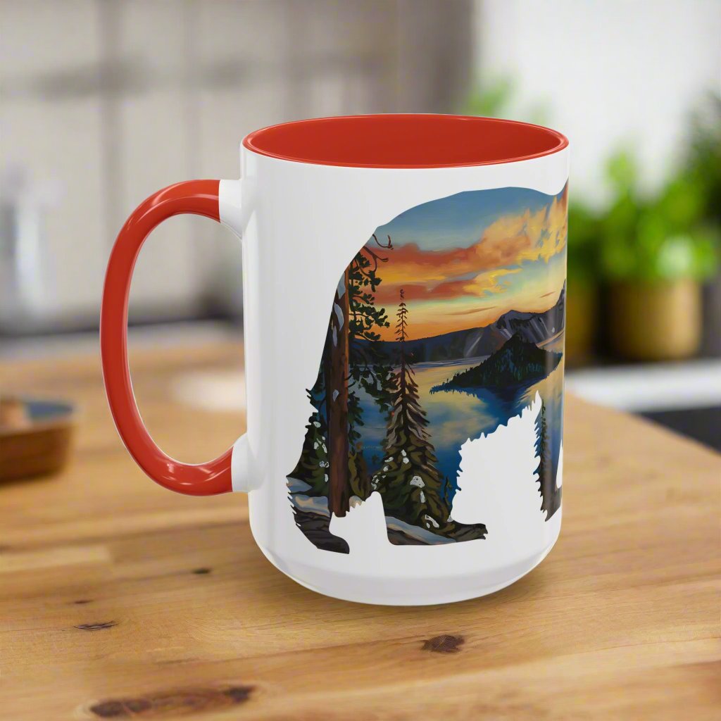 Crater Lake Accent Coffee Mug 11oz 15oz National Park Oregon