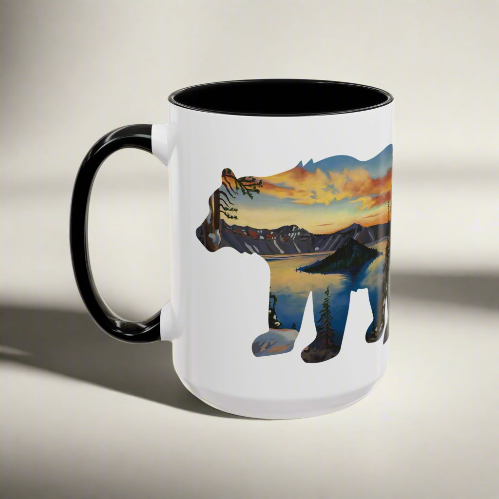Crater Lake Colored Coffee Mug 11oz 15oz National Park Cup