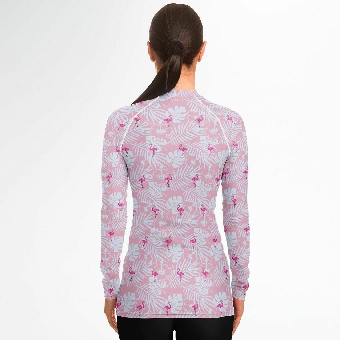 Rad Palm Party Like A Flock Star Women's Rash Guard