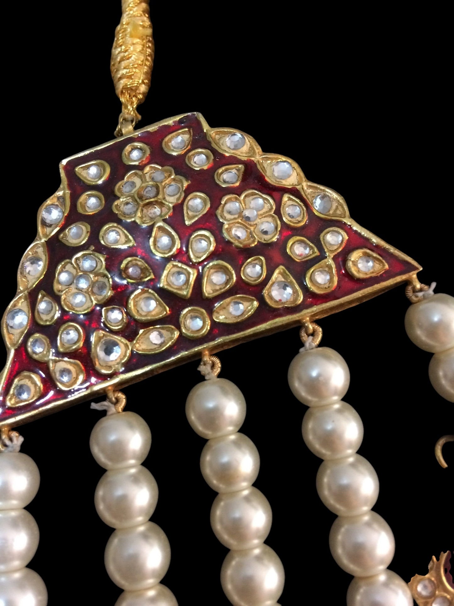 Kyra five layered kundan necklace / satlada ( SHIPS IN 4 WEEKS )