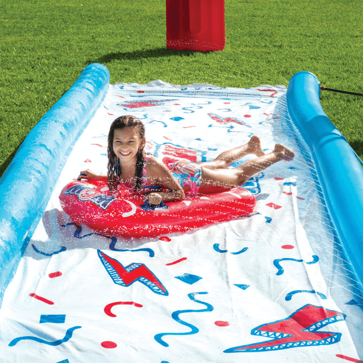 WOW Sports 25 Ft Mega Backyard Slide with Splash Pool