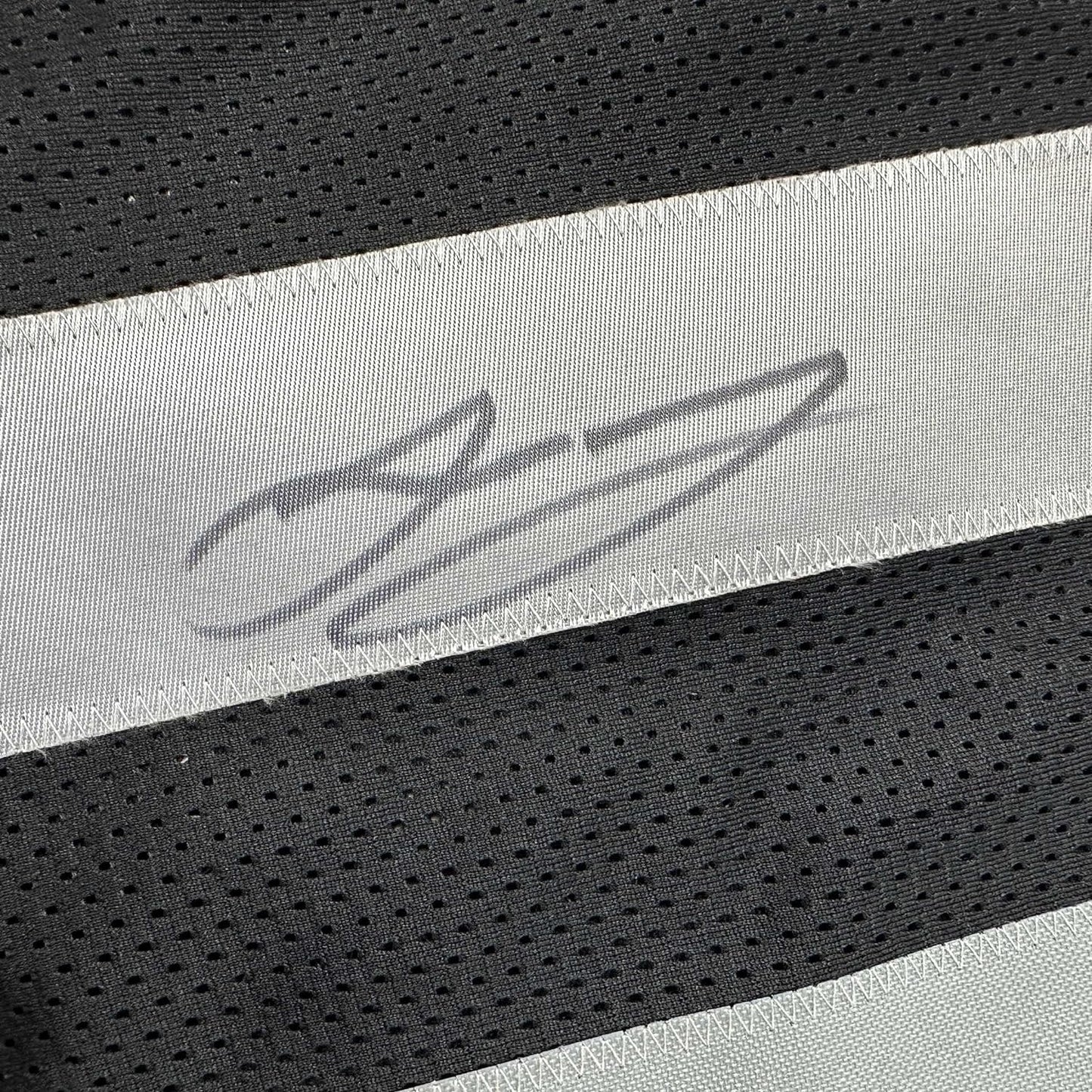Framed Autographed/Signed Jakobi Meyers 35x39 Las Vegas Oakland Black Football Jersey Beckett BAS COA