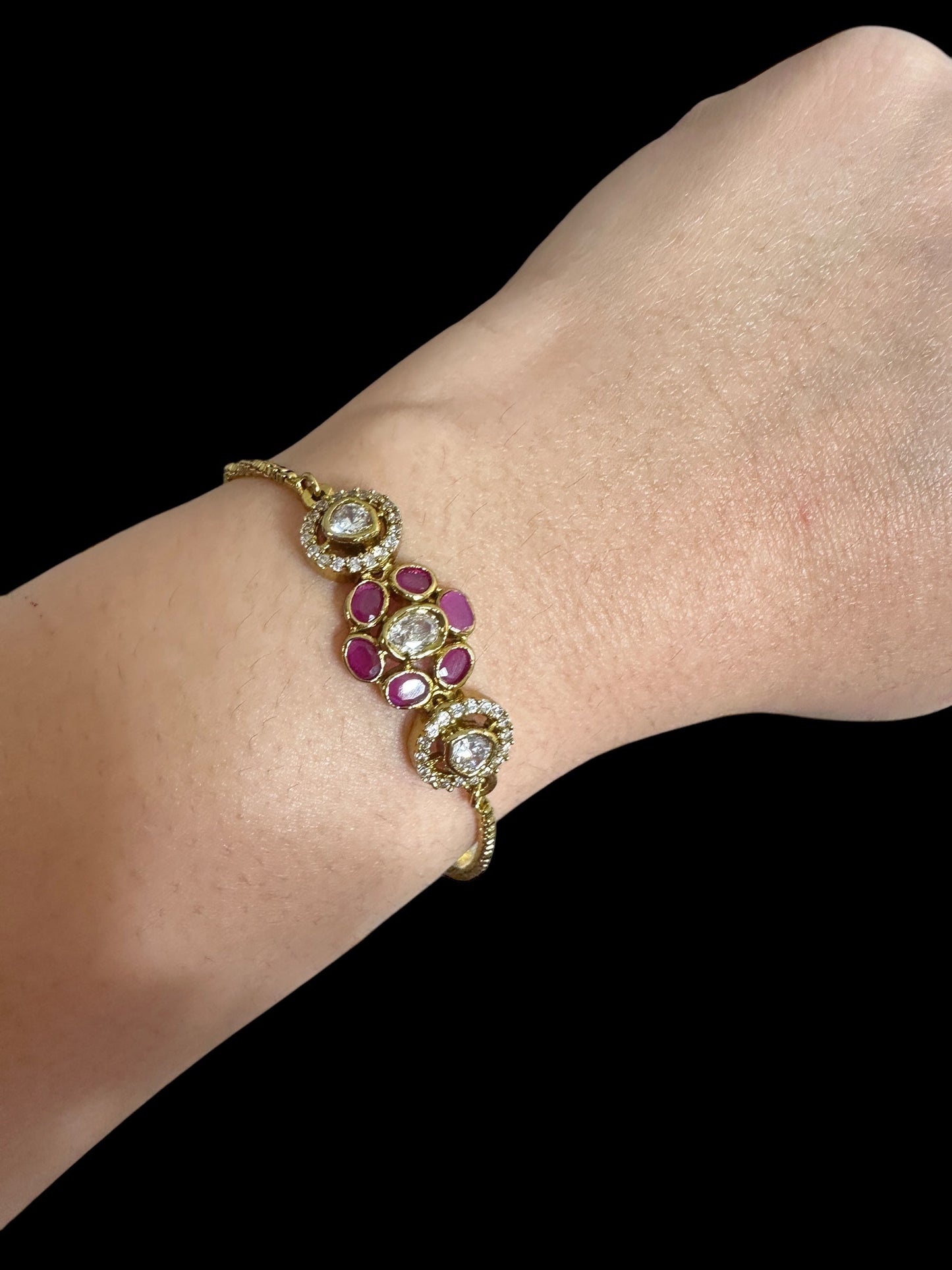 Cz Polki bracelet ( READY TO SHIP )