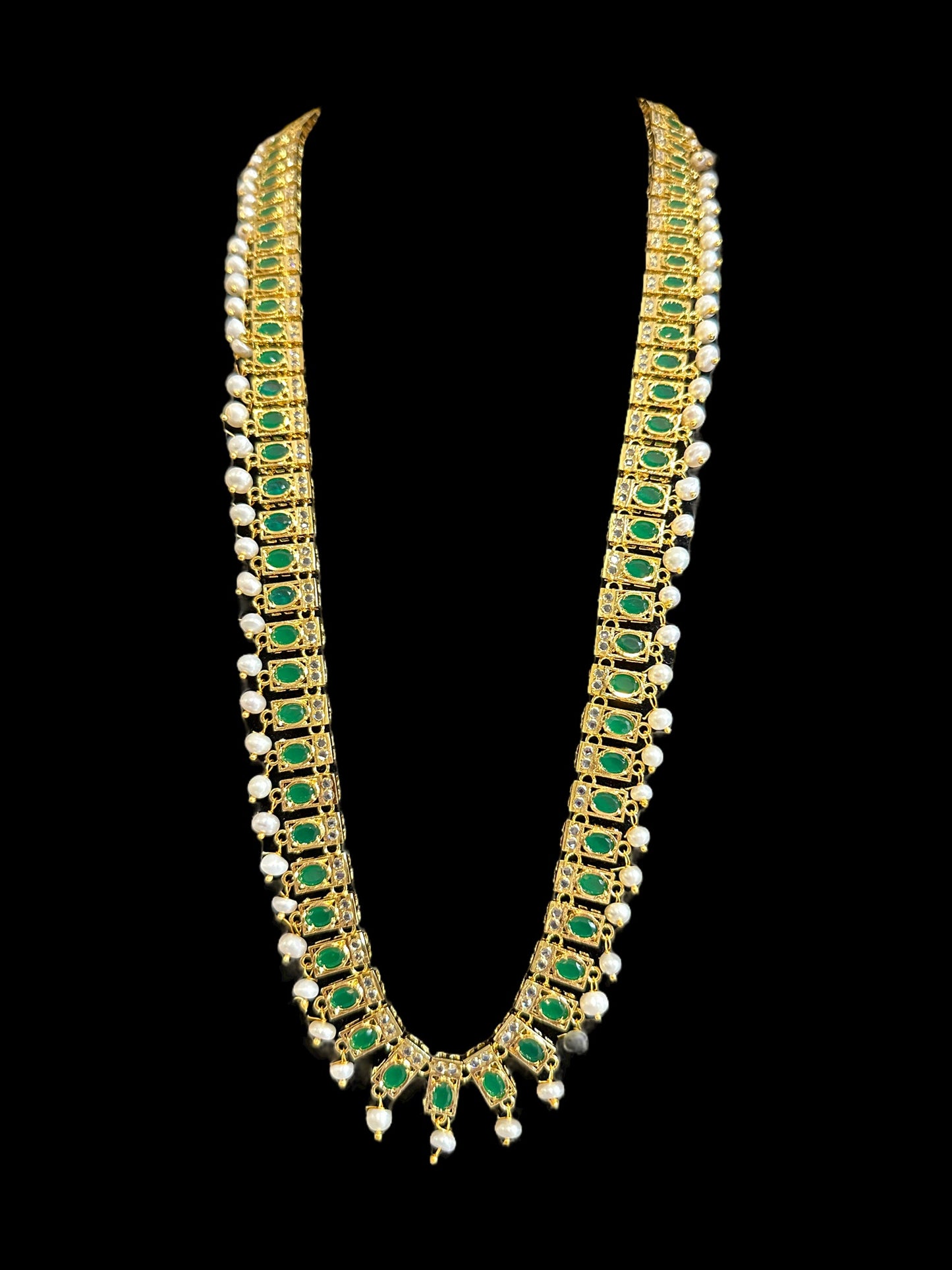 DLN50 long pathani style hyderabadi rani haar ( READY TO SHIP )