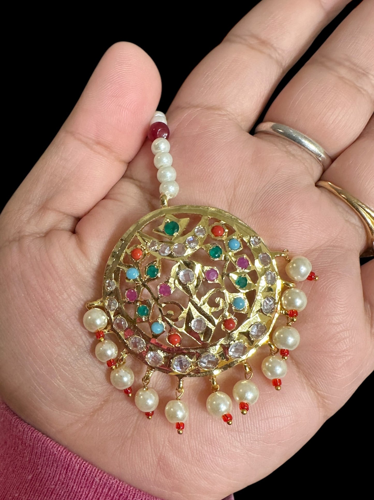 DJTK350 Avni tika In navratan ( READY TO SHIP )