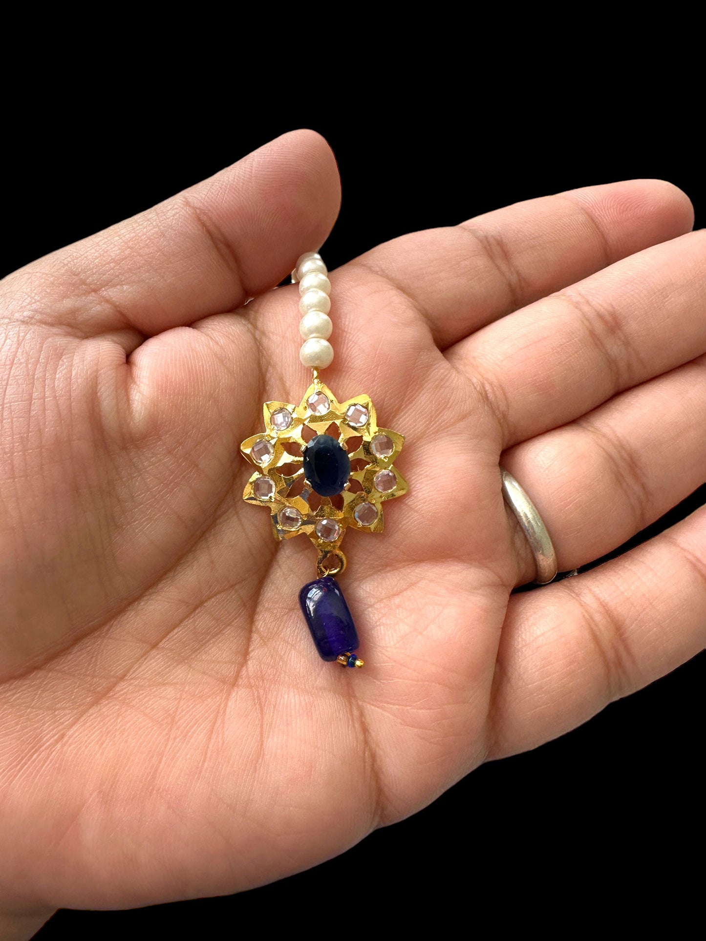 DJTK220 Gold plated small sized tika  (READY TO SHIP)