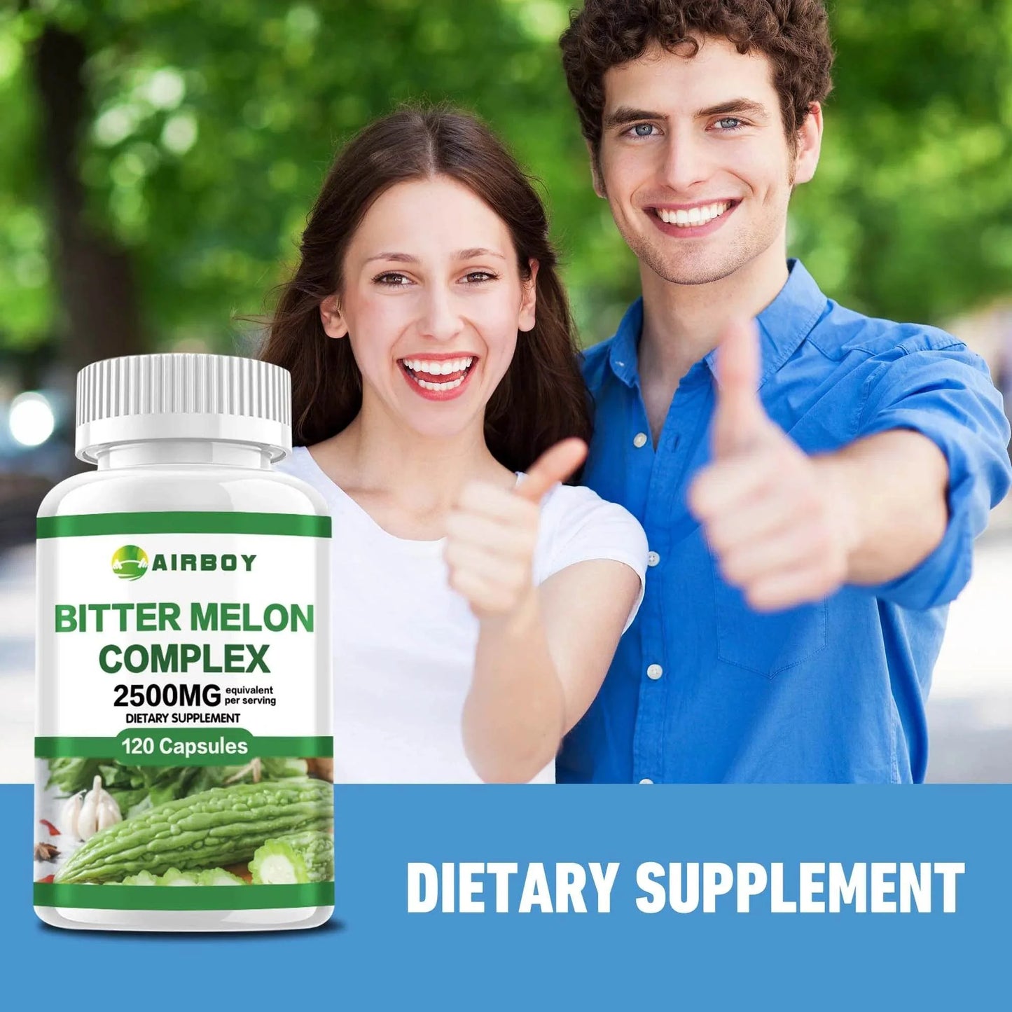 Bitter Melon Capsules - Promote Glucose Metabolism, Weight Management, Digestive Health - 120 Capsules