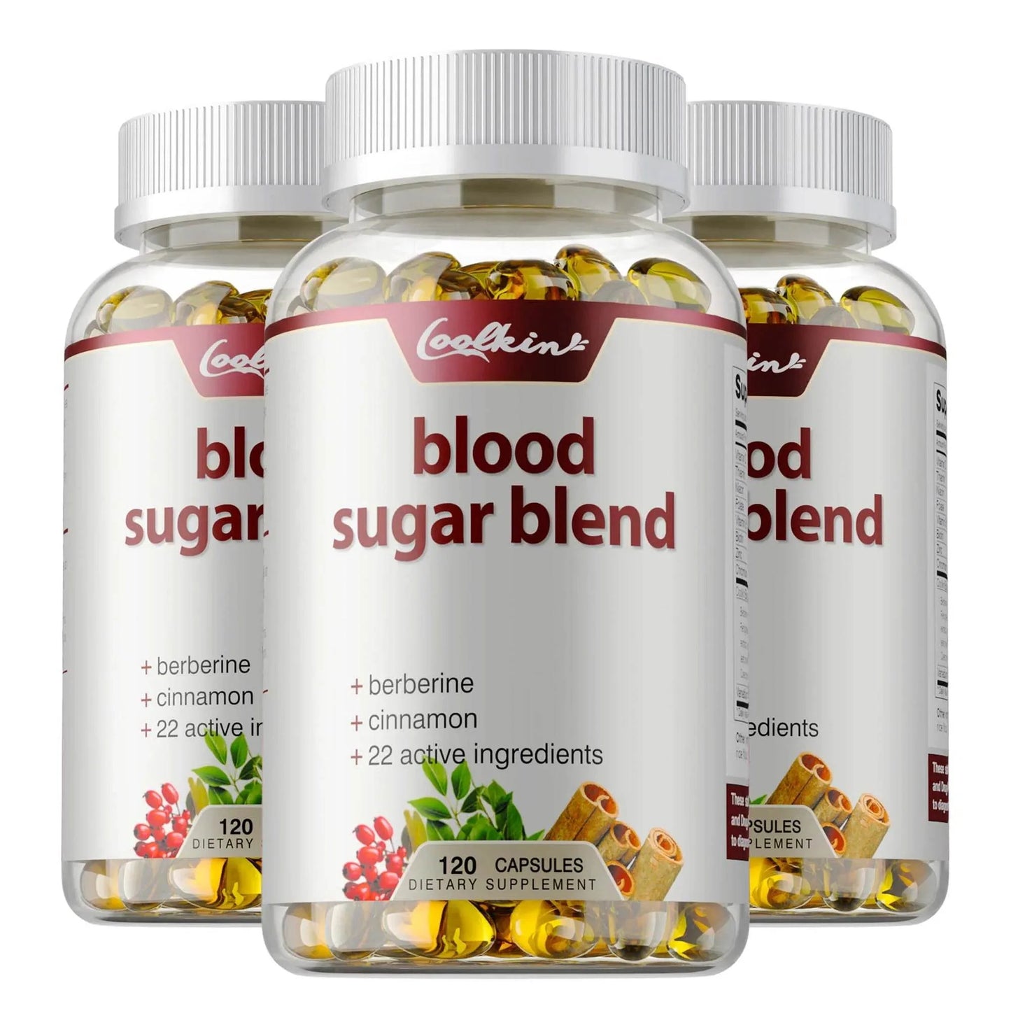 Blood Sugar Blend Capsules - Maintains Healthy Blood Sugar Levels and Supports Heart and Cardiovascular Health - 120 Capsules