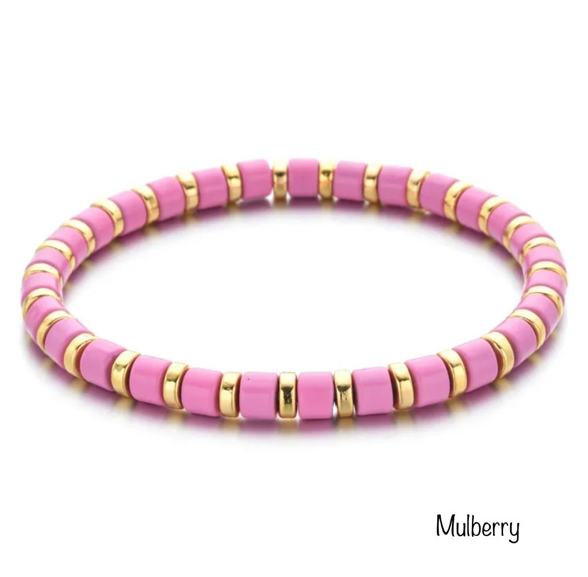 Enamel Beaded Charm Bar Bracelets - Charm Bar Styling
