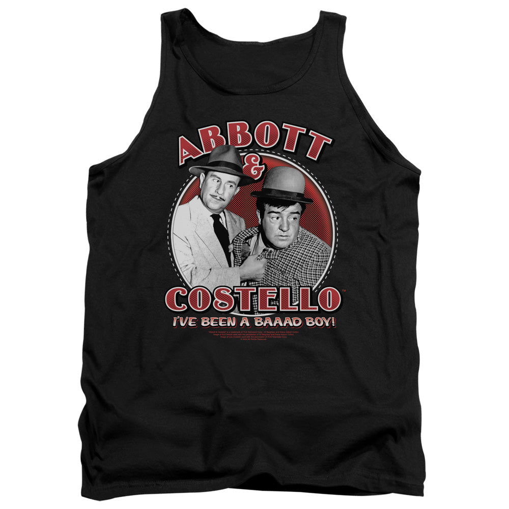 Abbott & Costello Bad Boy Mens Tank Top Shirt Black Officially Licensed