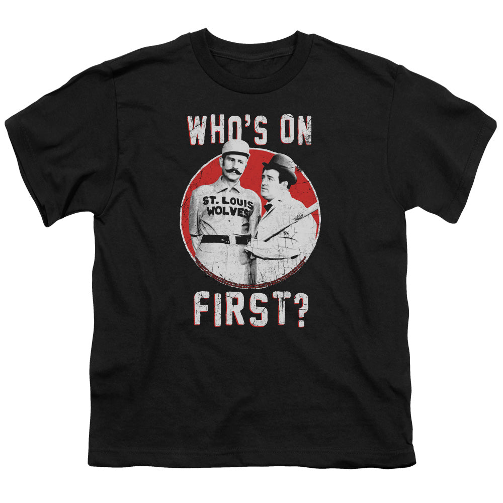 Abbott & Costello First Kids Youth T Shirt Black Officially Licensed