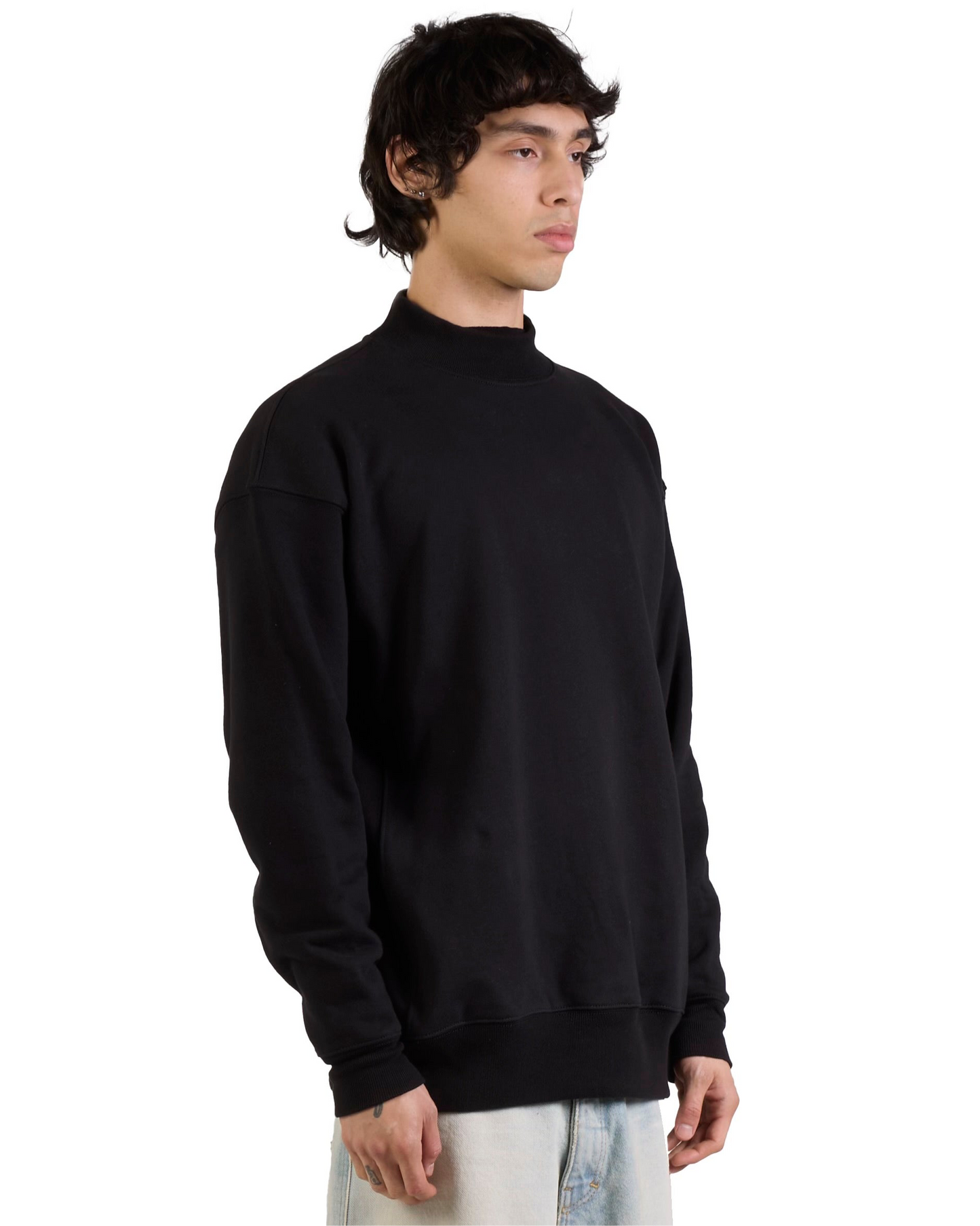MOCK-NECK SWEATER