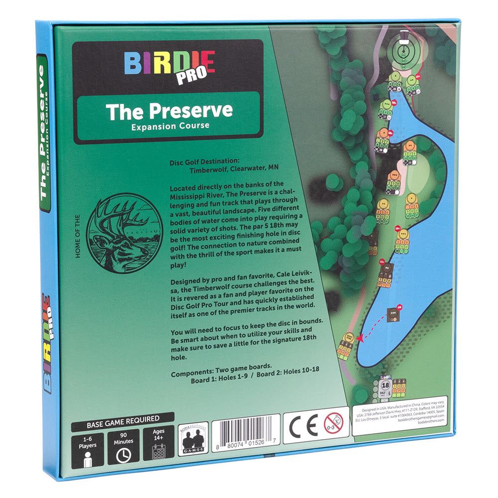 Birdie Pro Disc Golf Board Game - Preserve Expansion