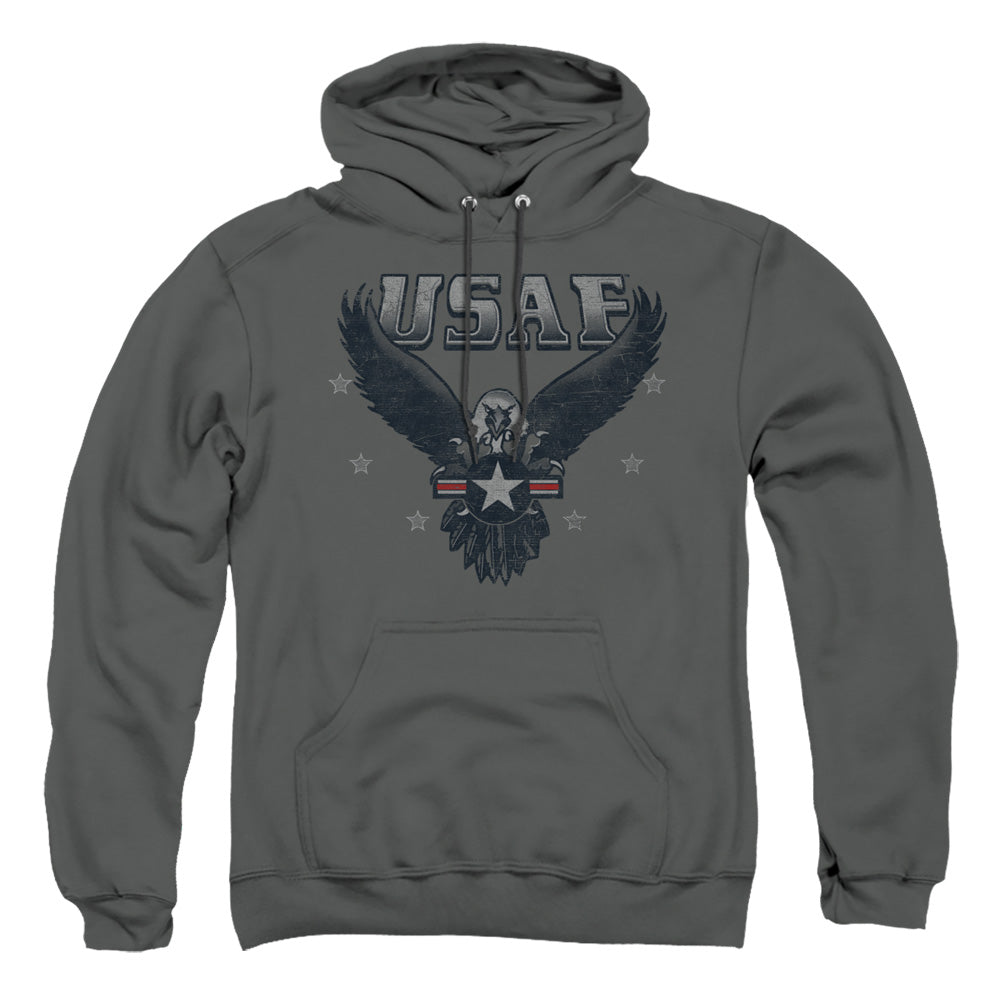 Air Force Incoming Mens Hoodie Charcoal Officially Licensed