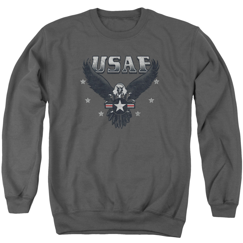 Air Force Incoming Mens Crewneck Sweatshirt Charcoal