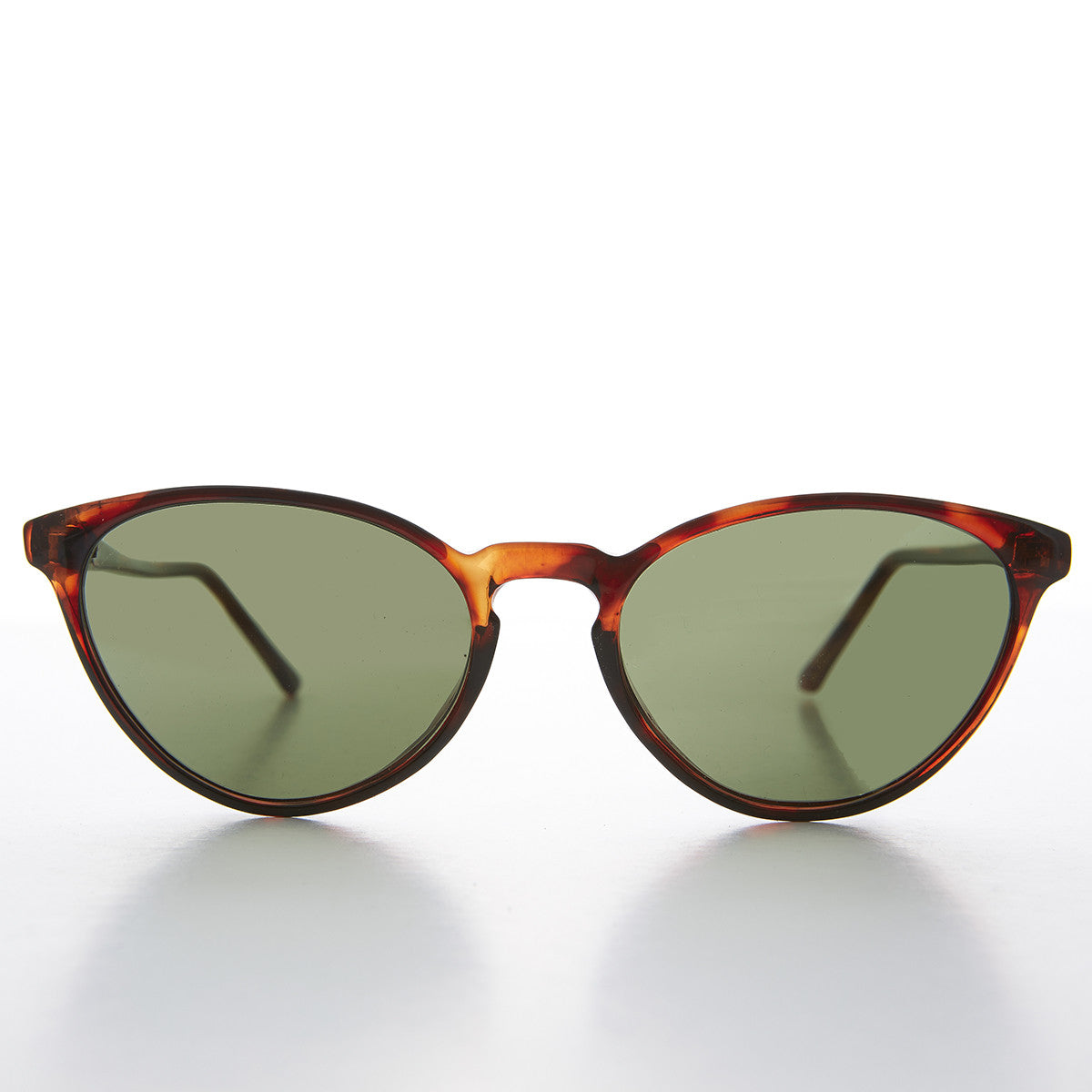 Women's Round Cat Eye Sunglass with Keyhole Bridge - Allie