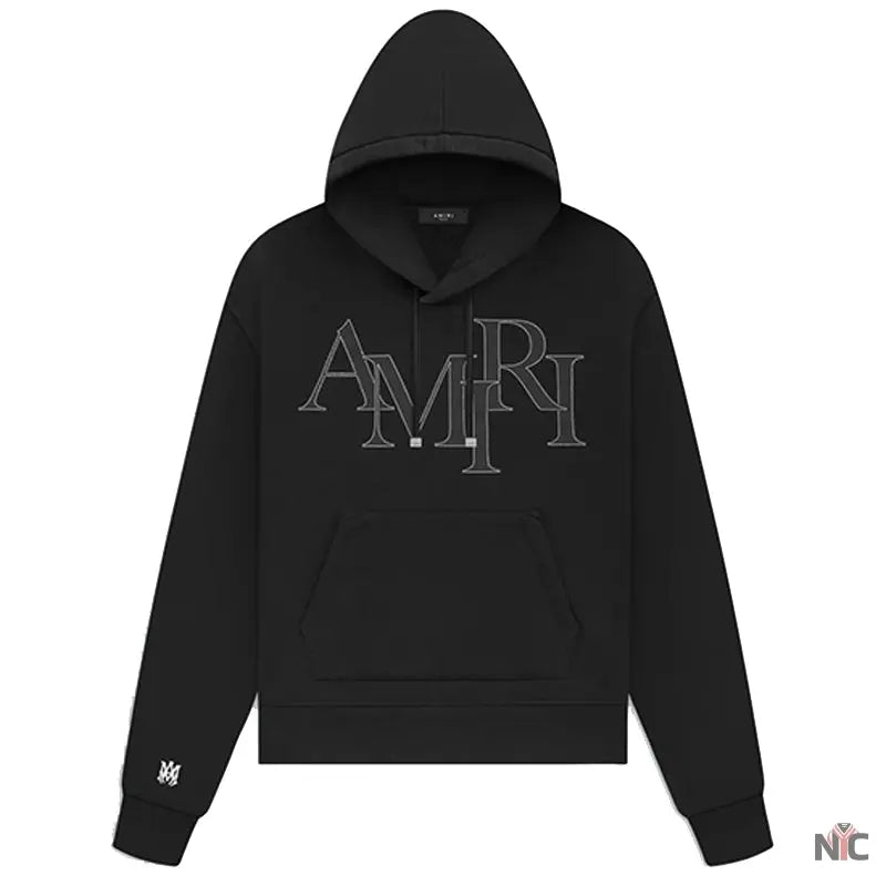 AMIRI Staggered Logo Hoodie