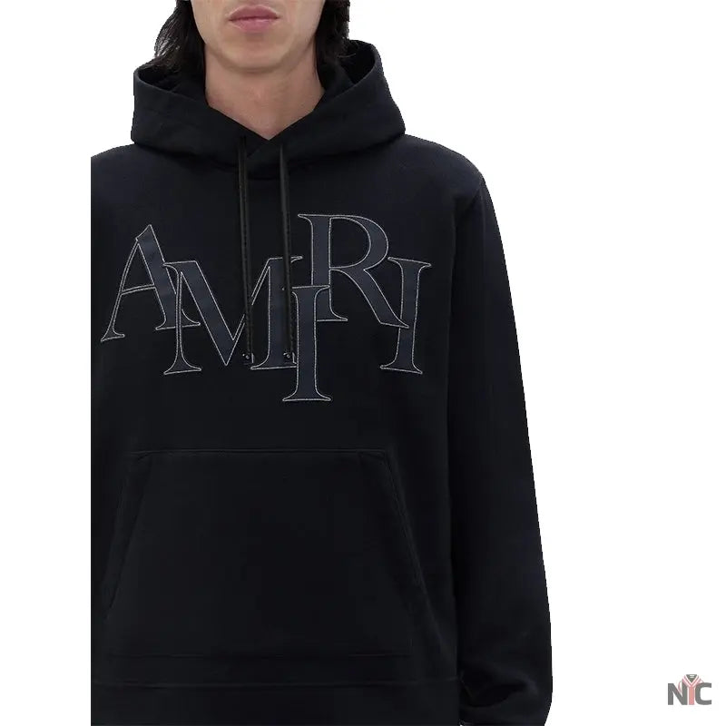 AMIRI Staggered Logo Hoodie