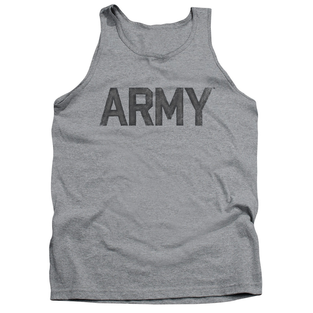 Army Star Mens Tank Top Shirt Athletic Heather Officially Licensed