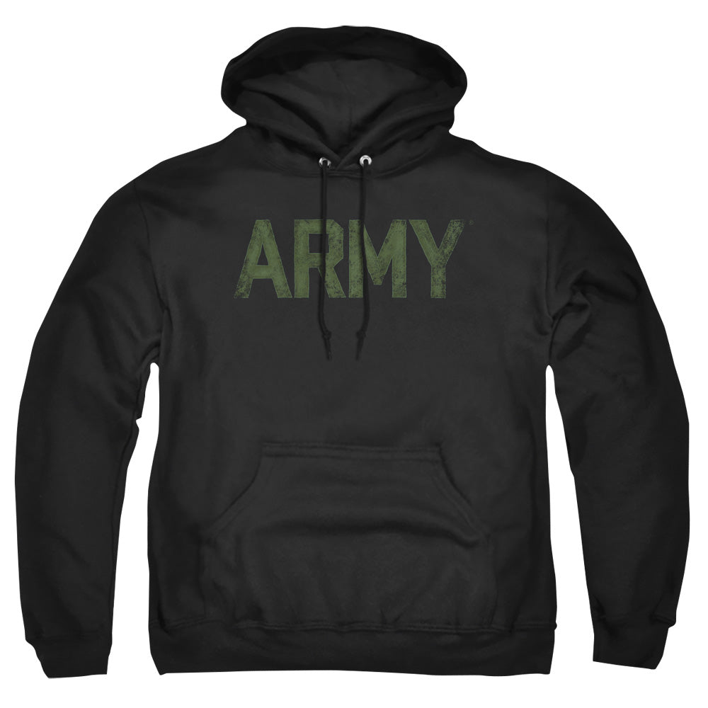 Army Type Mens Hoodie Black Officially Licensed