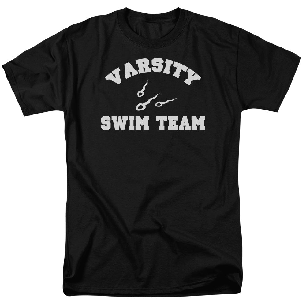Varsity Swim Team Mens T Shirt Black Officially Licensed